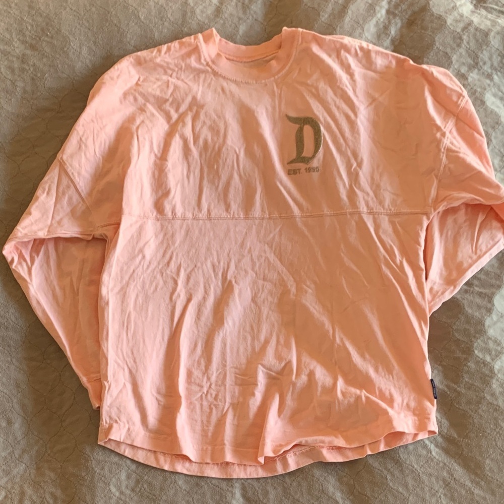 Disney Peach Disneyland Resort Long Sleeve Tee - Picture 3 of 5